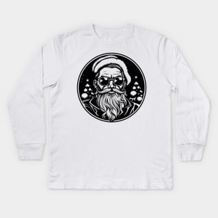 Santa Claus Kids Long Sleeve T-Shirt